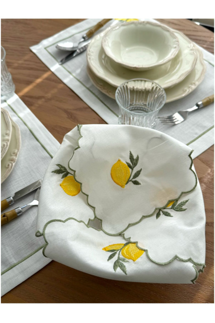 Limon Nakışlı Ekmeklik