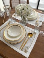 Lux Grup Jasmine Amerikan Servis 2'li Gold Sim