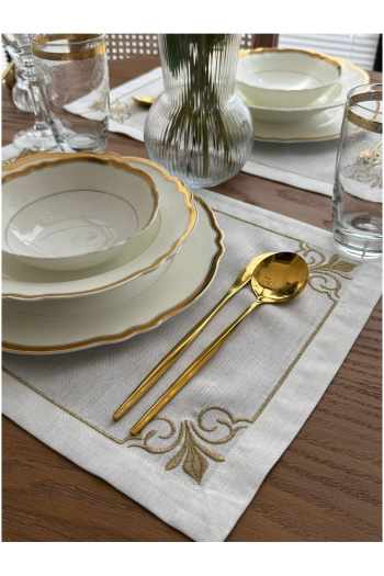 Lux Grup Jasmine Amerikan Servis 2'li Gold Sim - Görsel 2